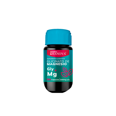 Glicinato De Magnesio Gly + Mg 120 Cápsulas / 500 mg